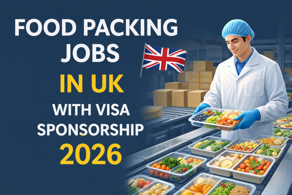 Food Packing Jobs in UK with Visa Sponsorship 2026
