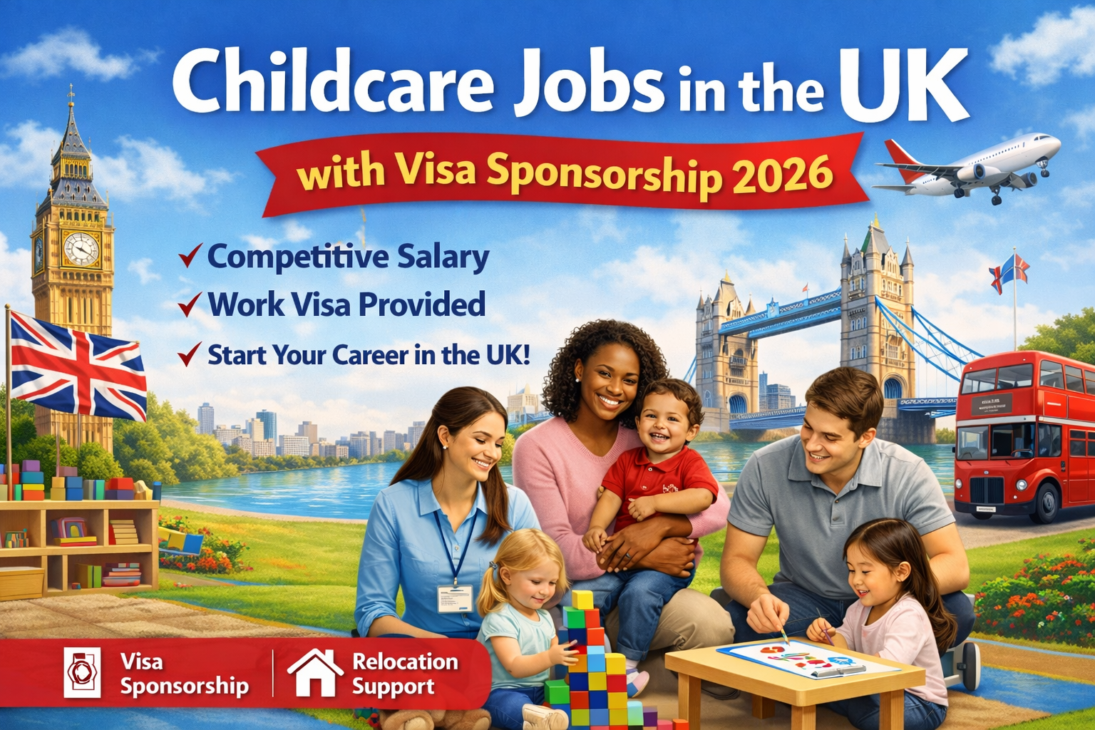 Childcare Jobs in UK with Visa Sponsorship 2026