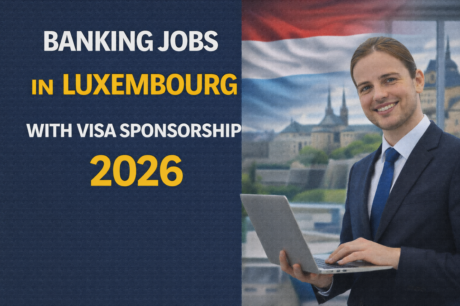 Banking Jobs in Luxembourg with Visa Sponsorship 2026