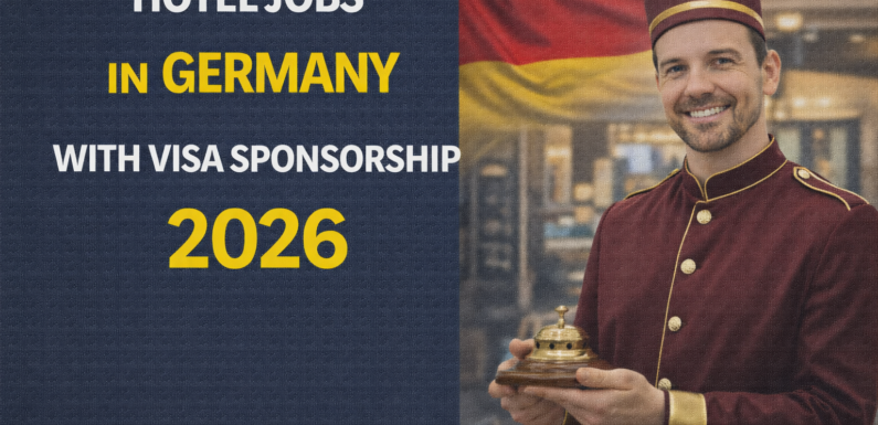Hotel Jobs in Germany with Visa Sponsorship 2026